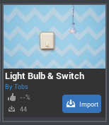 Light Switch And Bulb CC